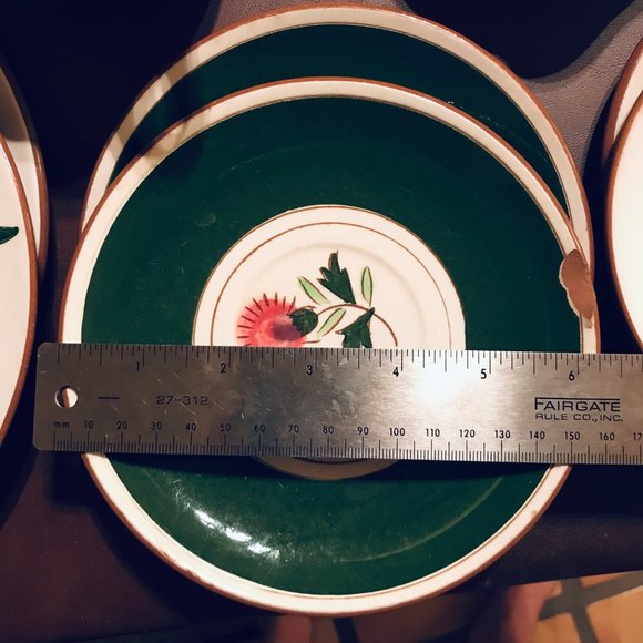 Vintage Stangl Thistle Dinnerware- pink green white floral (19 pieces avail.) - Picture 9 of 14